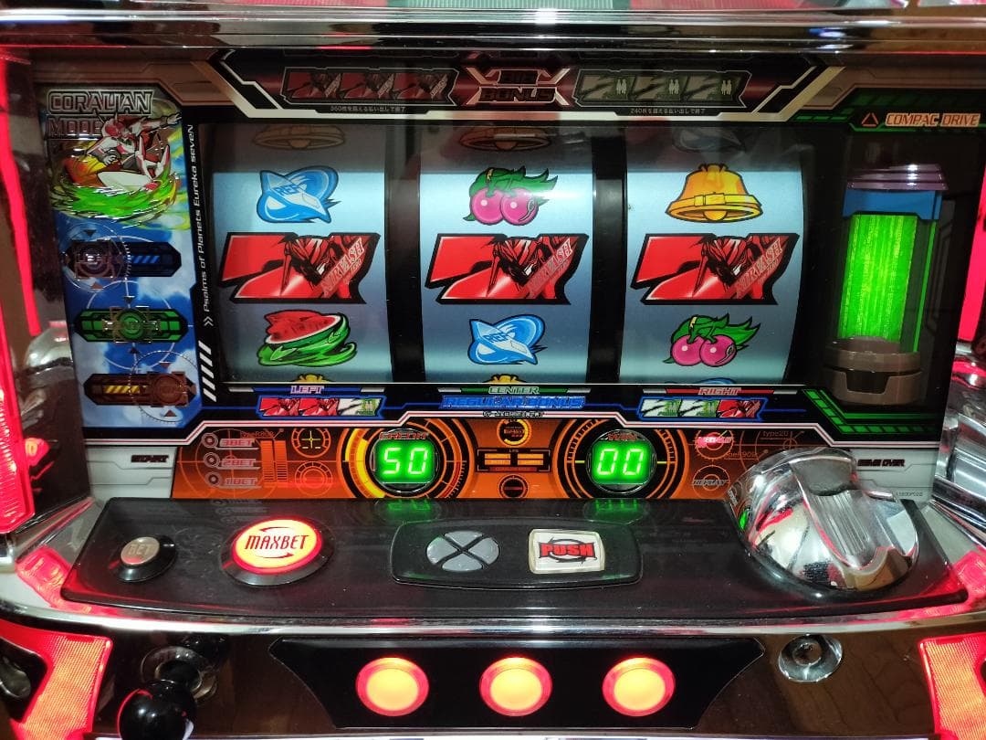 【パチスロ実機】サミー（SANYO）★ダービーボーイ【不要機付】４号機