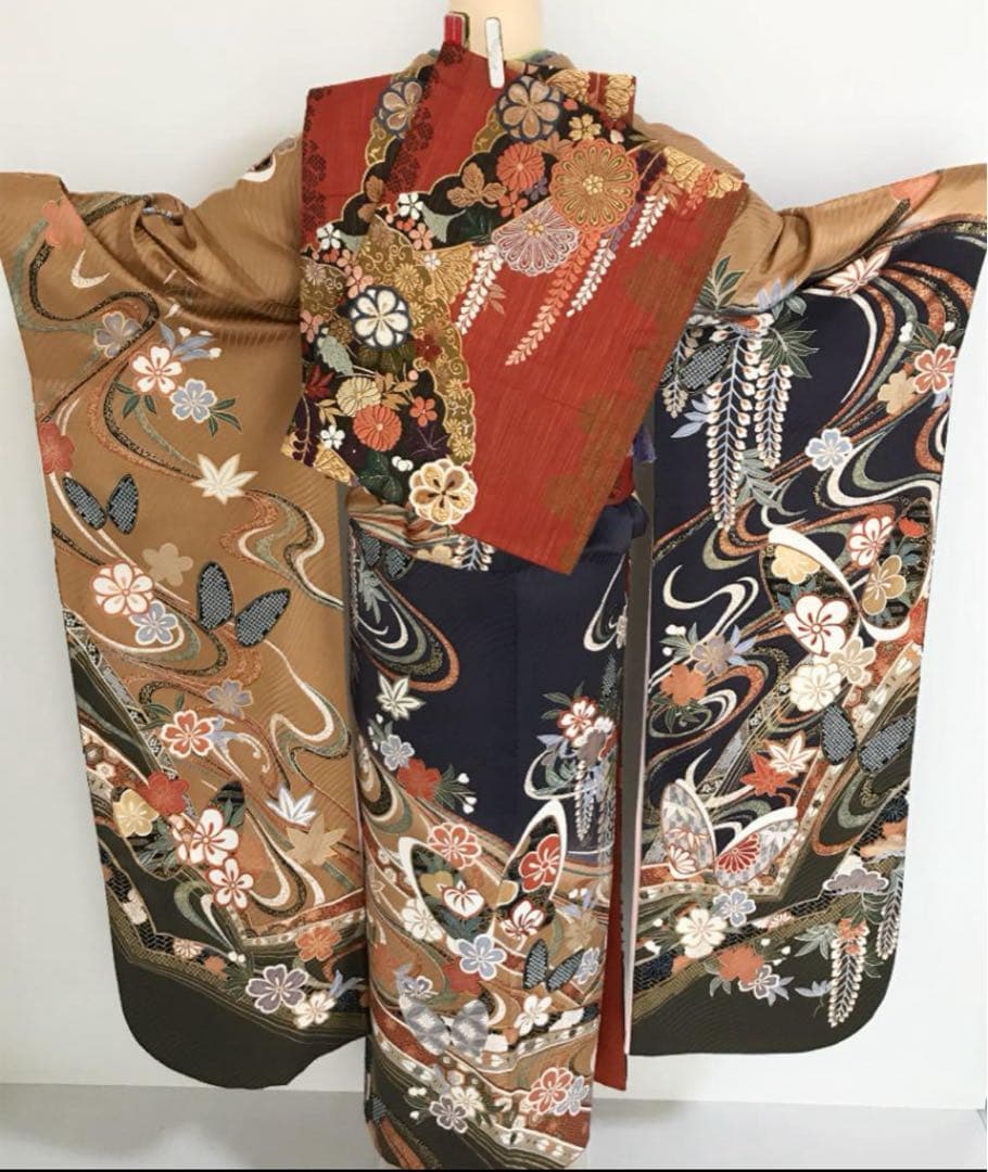 【卒業式・成人式】振袖 袴 セット 身丈166.5cm 裄66.8cm