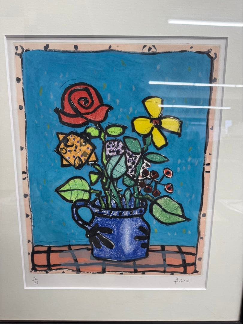 リトグラフ　ポールアイズピリ　PAUL AIZPIRI 直筆サイン　9/45