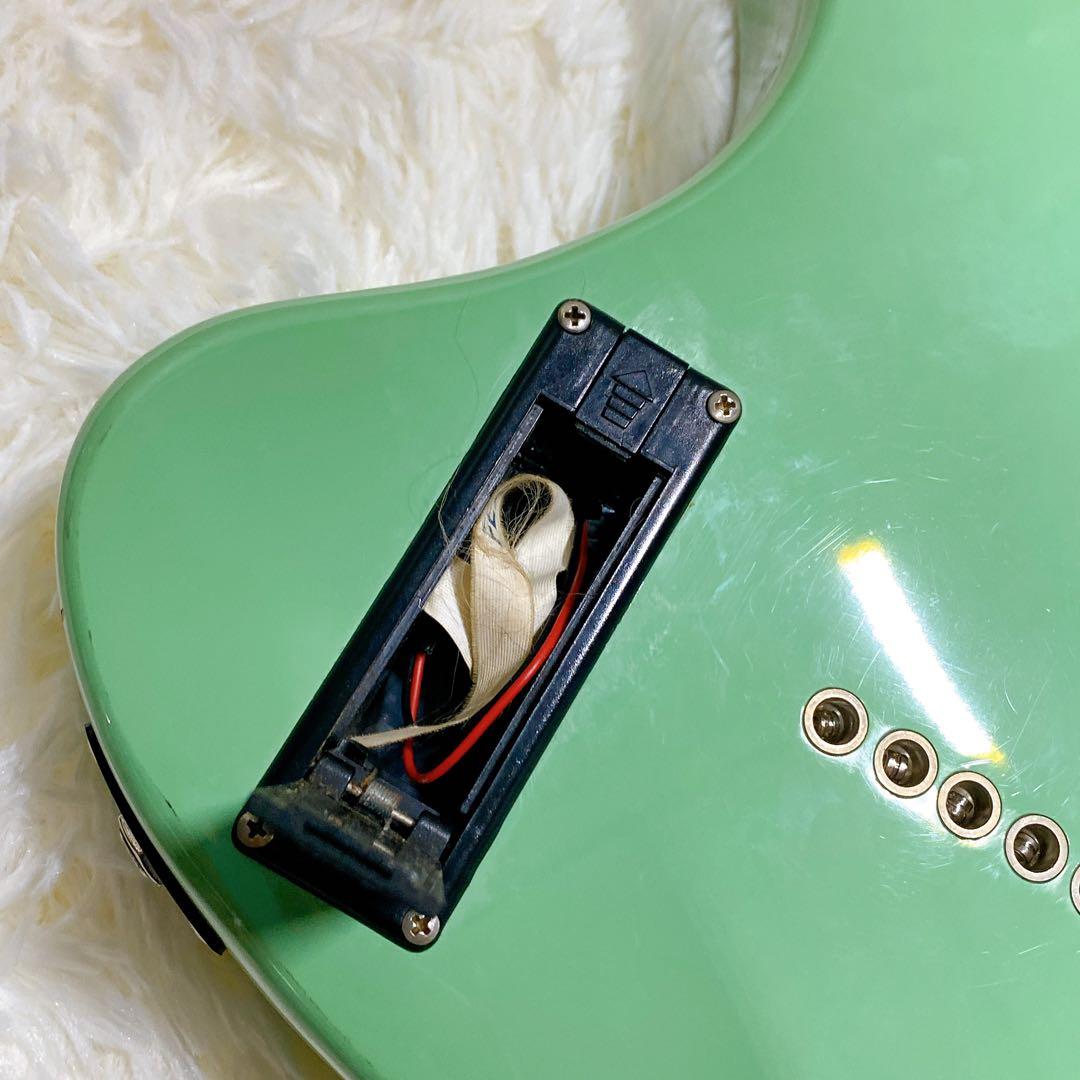 メンテ済 フェルナンデス ZO-3 ミントグリーン アンプ内蔵ギター