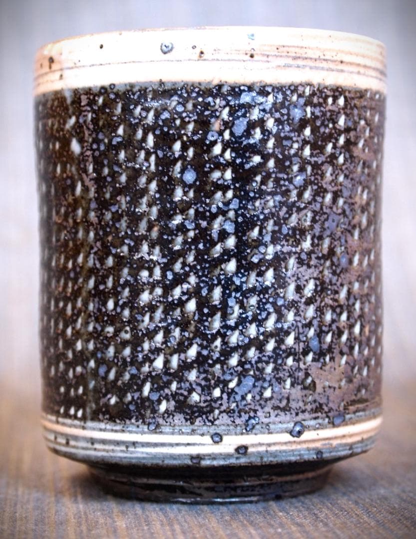 新作★中里太亀【師＆父：中里隆】三島唐津湯のみ