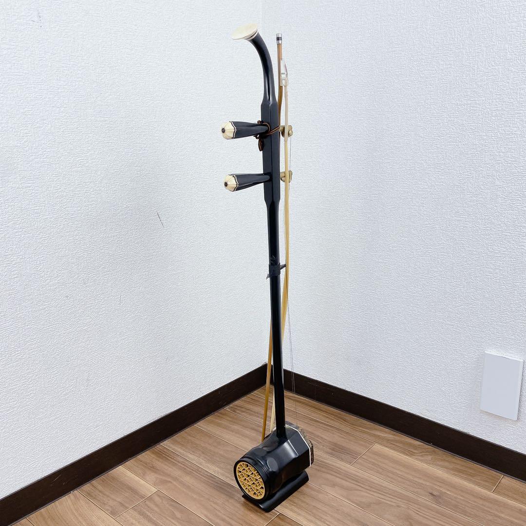 中国 上海 民謡楽器 二胡 niko 高級　ニシキ蛇皮