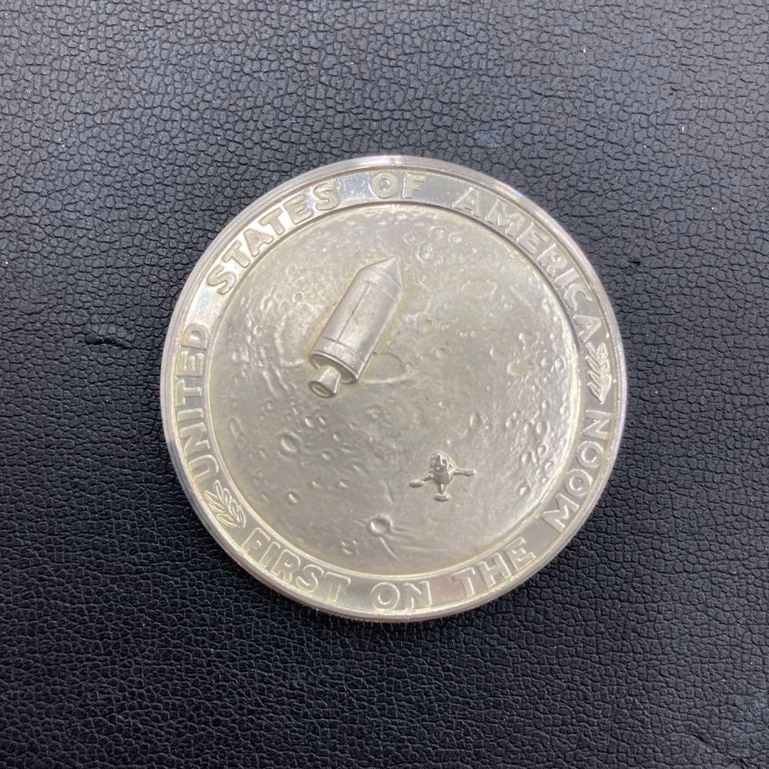 Apollo 11 記念メダル 999 LOMBARD製 ケース付 アポロ11号