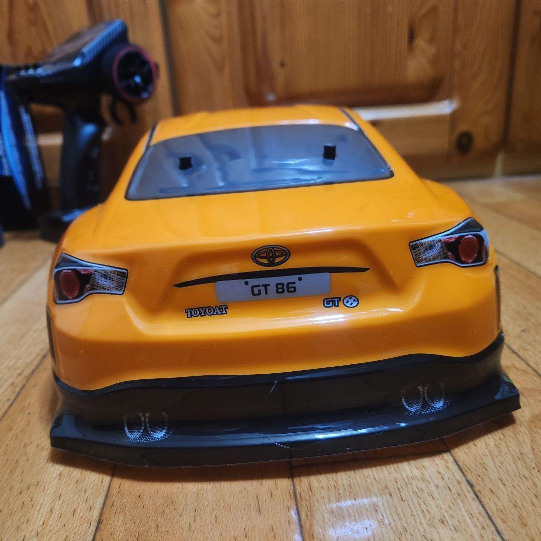 タミヤ ドリフト ラジコン フルセット　TT01　　橙色　86 ボディ　tt02