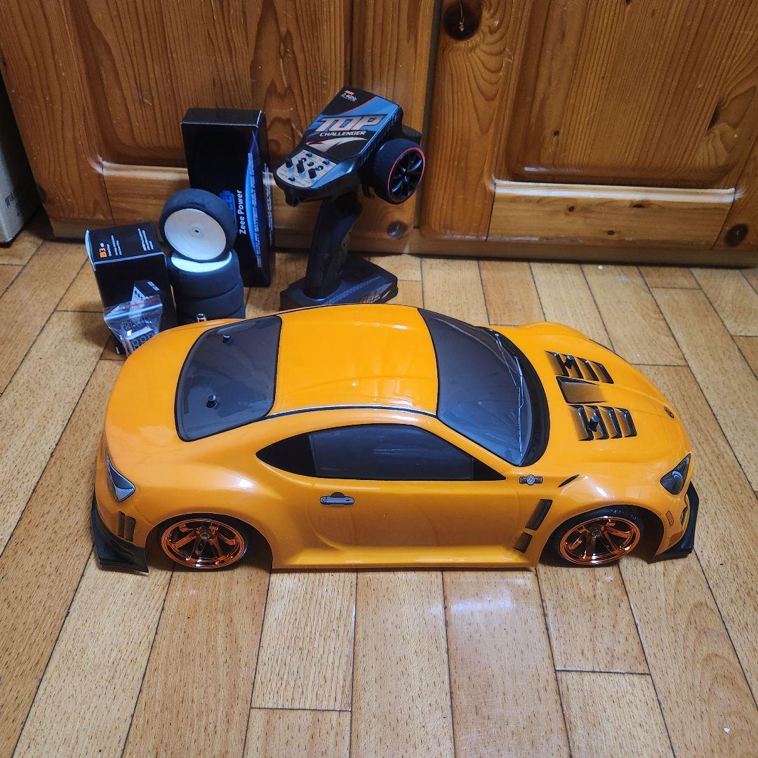 タミヤ ドリフト ラジコン フルセット　TT01　　橙色　86 ボディ　tt02