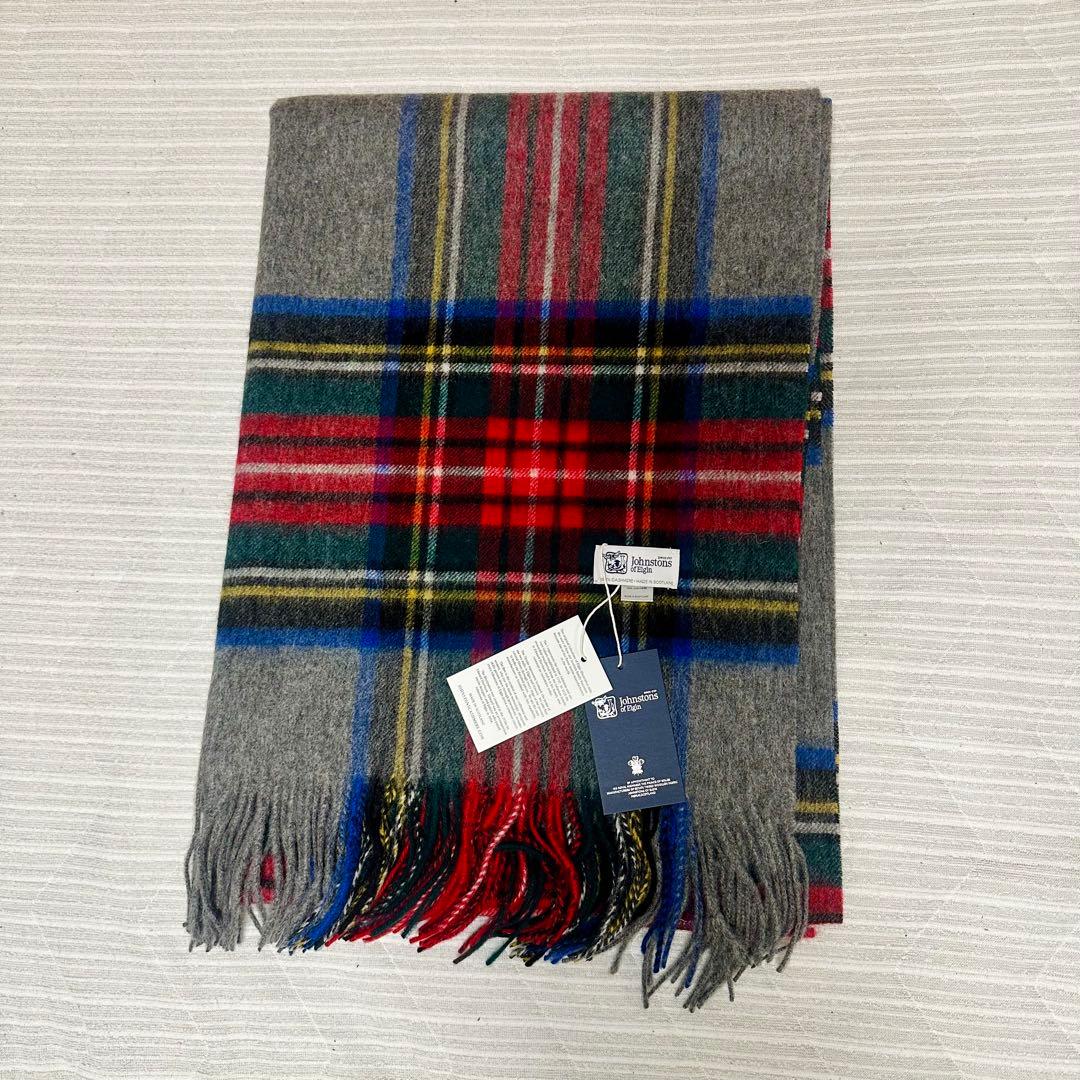 u*6様 ジョンストンズ カシミア 大判ストール マフラー グレースチュワート
