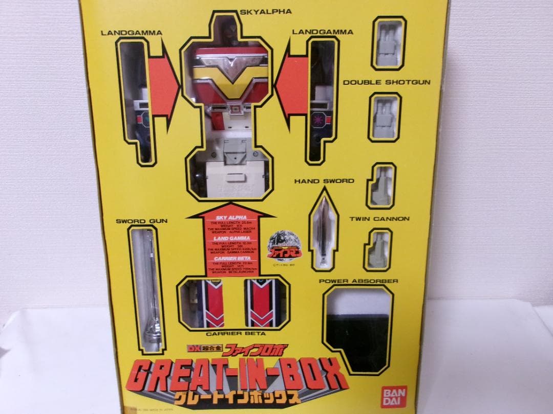 0209-0101 グレートインボックス DX超合金 ファイブロボ