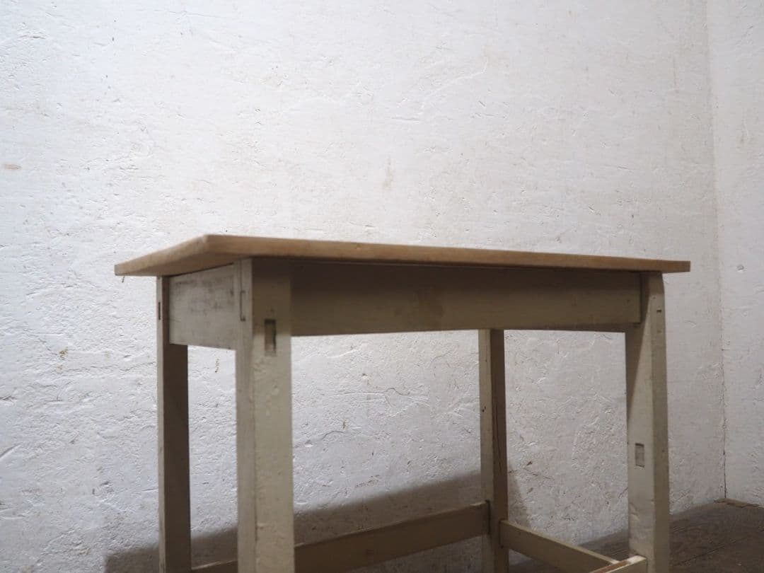 1270 ビンテージ　ペンキのテーブル　デスク　作業台　レトロ　シャビー　古家具