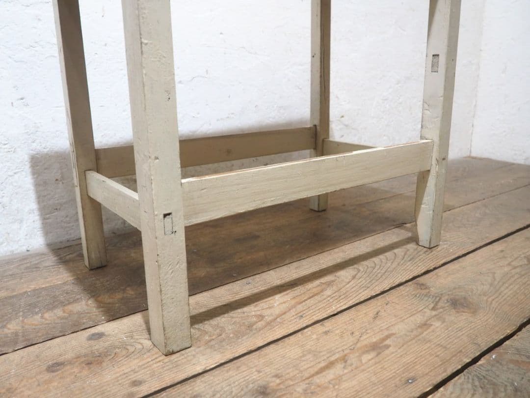 1270 ビンテージ　ペンキのテーブル　デスク　作業台　レトロ　シャビー　古家具