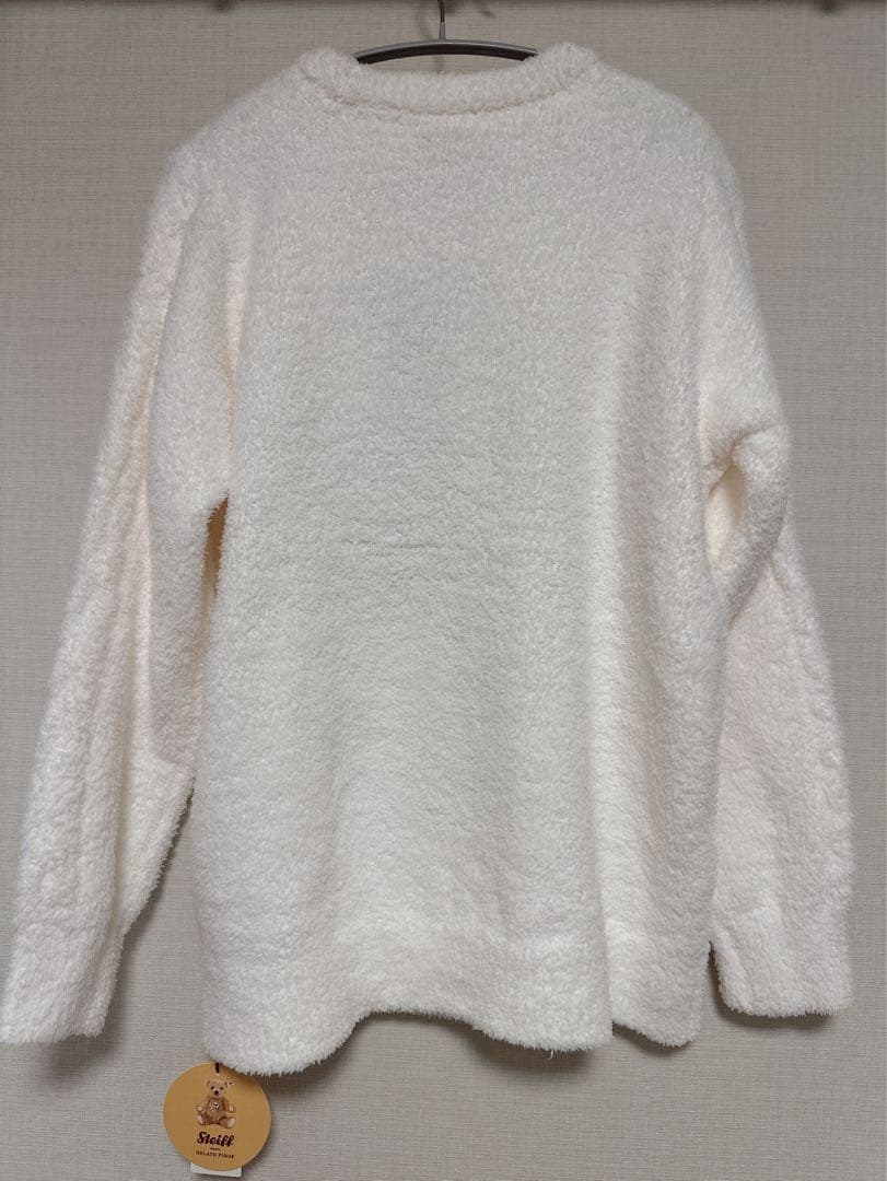 セットアップ ジェラートピケ 【Steiff】Jamesジャガードプルオーバー白