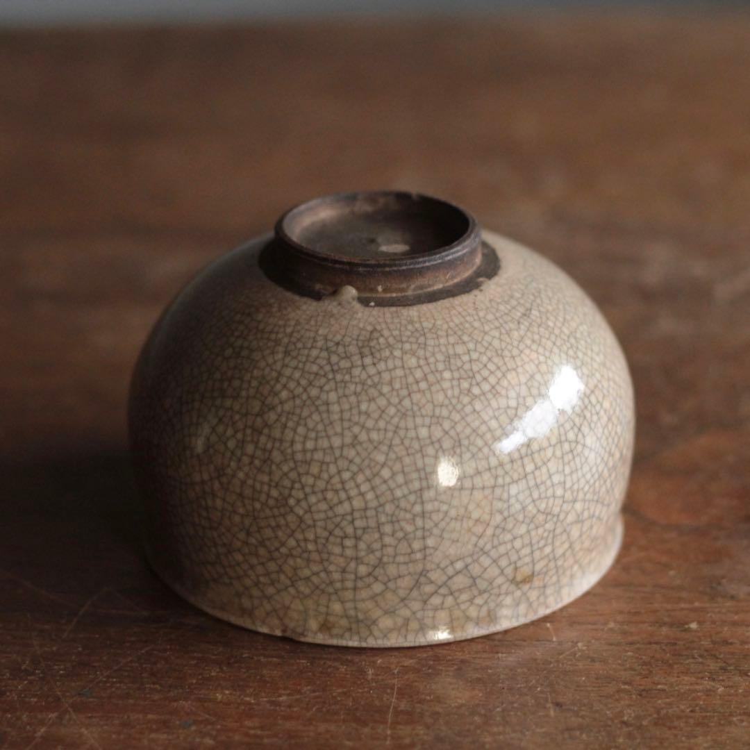 京焼 貫入 茶碗 茶道具 古美術 古道具 アンティーク