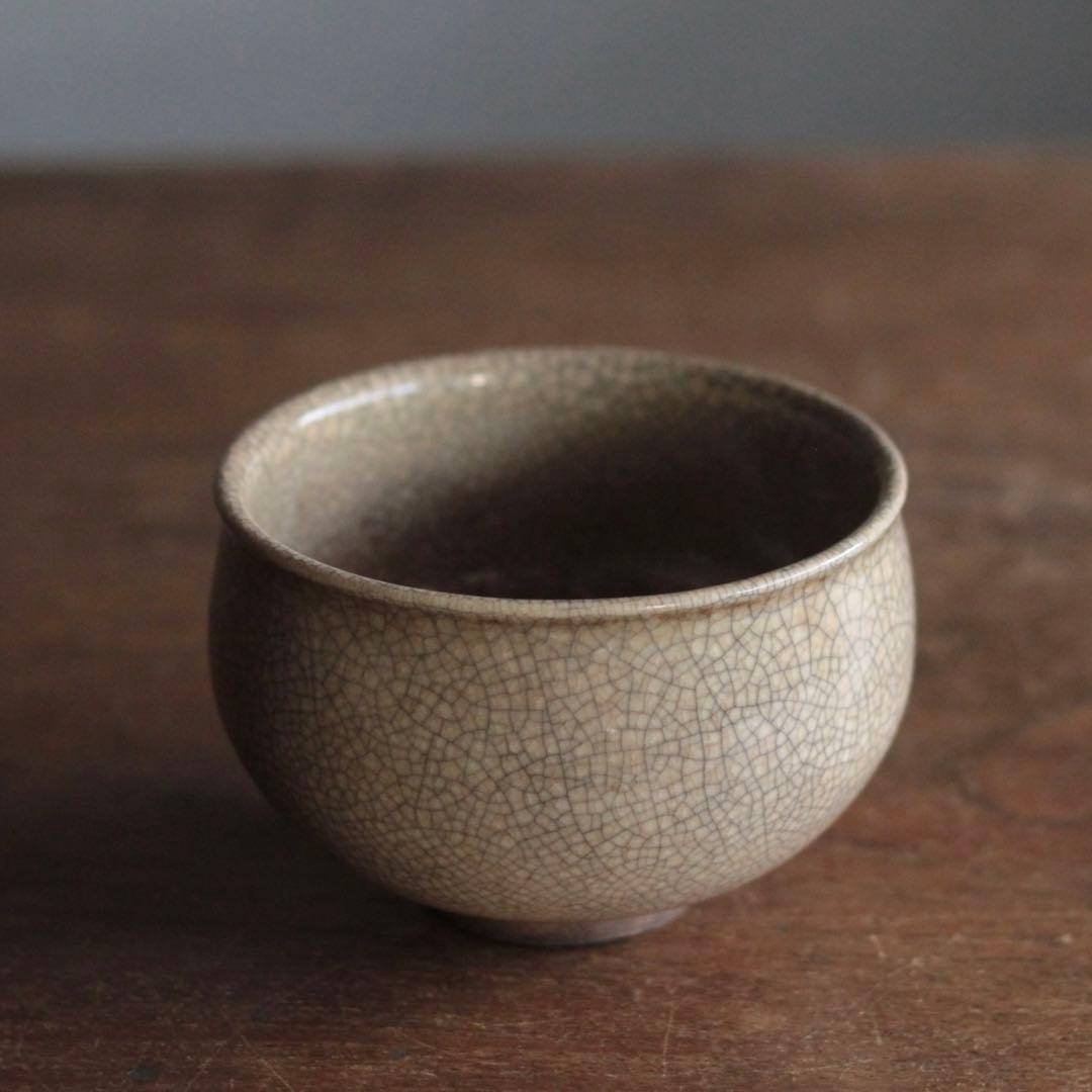 京焼 貫入 茶碗 茶道具 古美術 古道具 アンティーク
