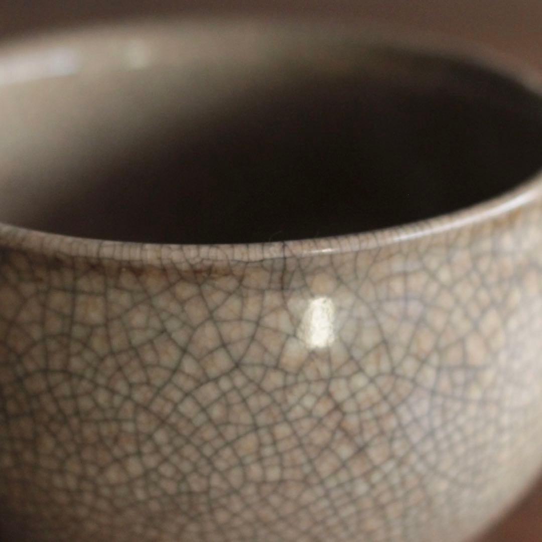 京焼 貫入 茶碗 茶道具 古美術 古道具 アンティーク