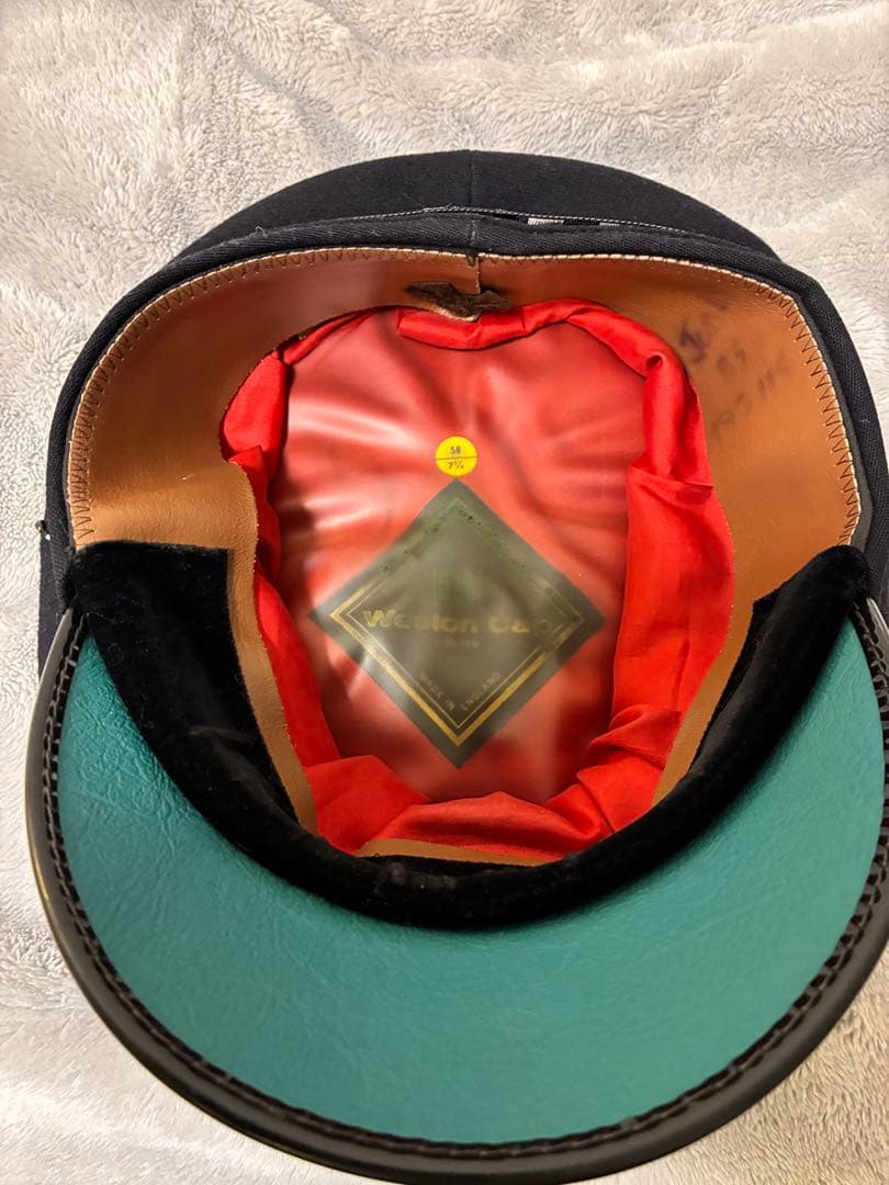 [レア]ロンドン警視庁　実物制帽　58cm