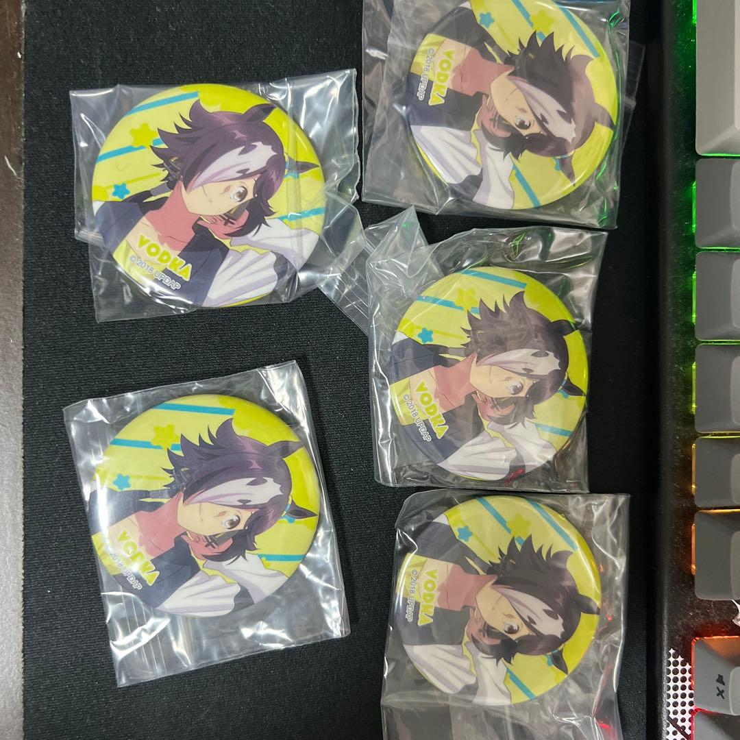 ウオッカ　缶バッジ 5個セット