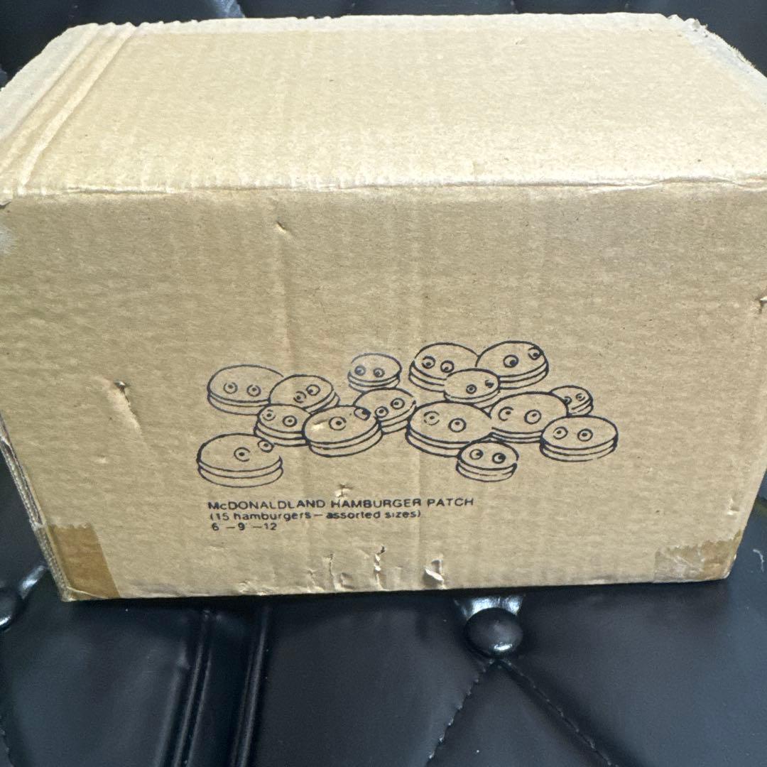 マクドナルド　ハンバーガー　パッチ➕台座　復刻品