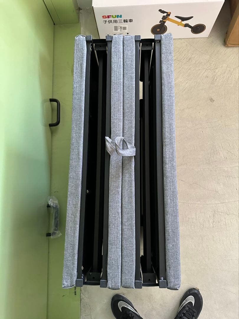 01 折りたたみベッドアウトドアベッド持ち運び可能枕内蔵キャンプベッド