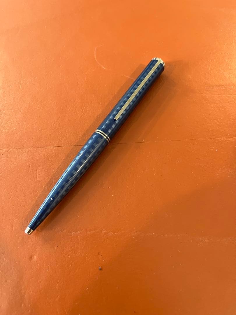 Louis Vuitton ルイ・ヴィトン ボールペン 青 チェック柄