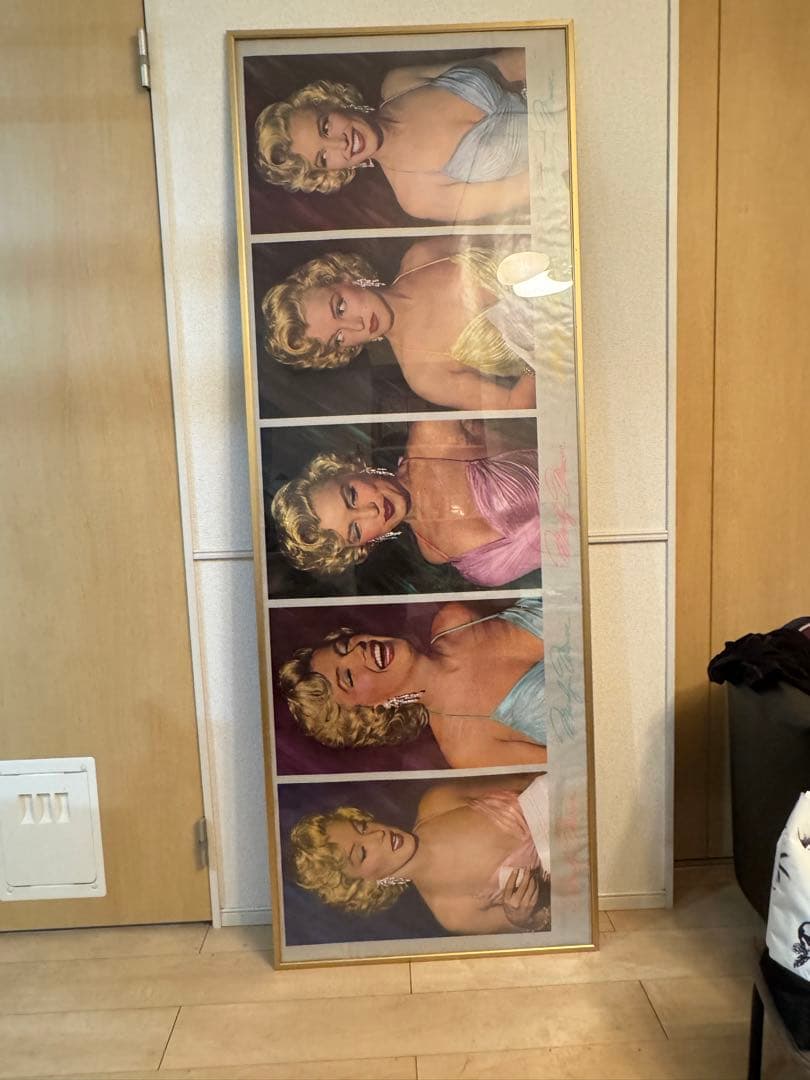 値引き最安値★マリリンモンロー★ロングポスター★激レア★特注額付き