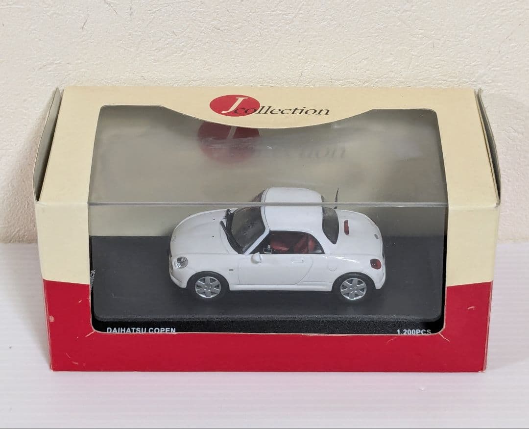 京商　J-collection　ダイハツ　コペン　COPEN　ミニカー　ホワイト