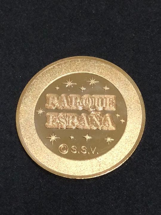 遊園地5★三重☆志摩スペイン村9☆20周年★記念メダル☆茶平工業