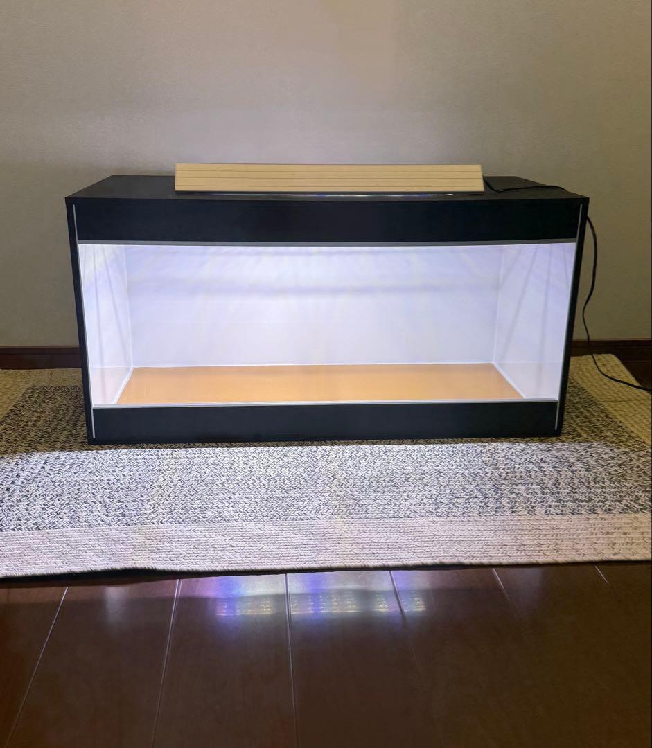 飼育ケージ　90×45×45 サイズ変更可　爬虫類　小動物防水　アルミ複合板