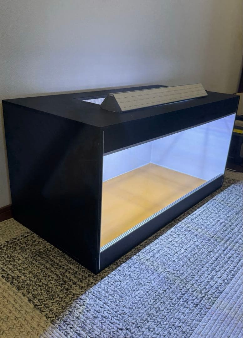 飼育ケージ　90×45×45 サイズ変更可　爬虫類　小動物防水　アルミ複合板