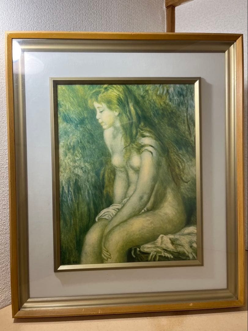 絵画　若い浴女　ルノアール