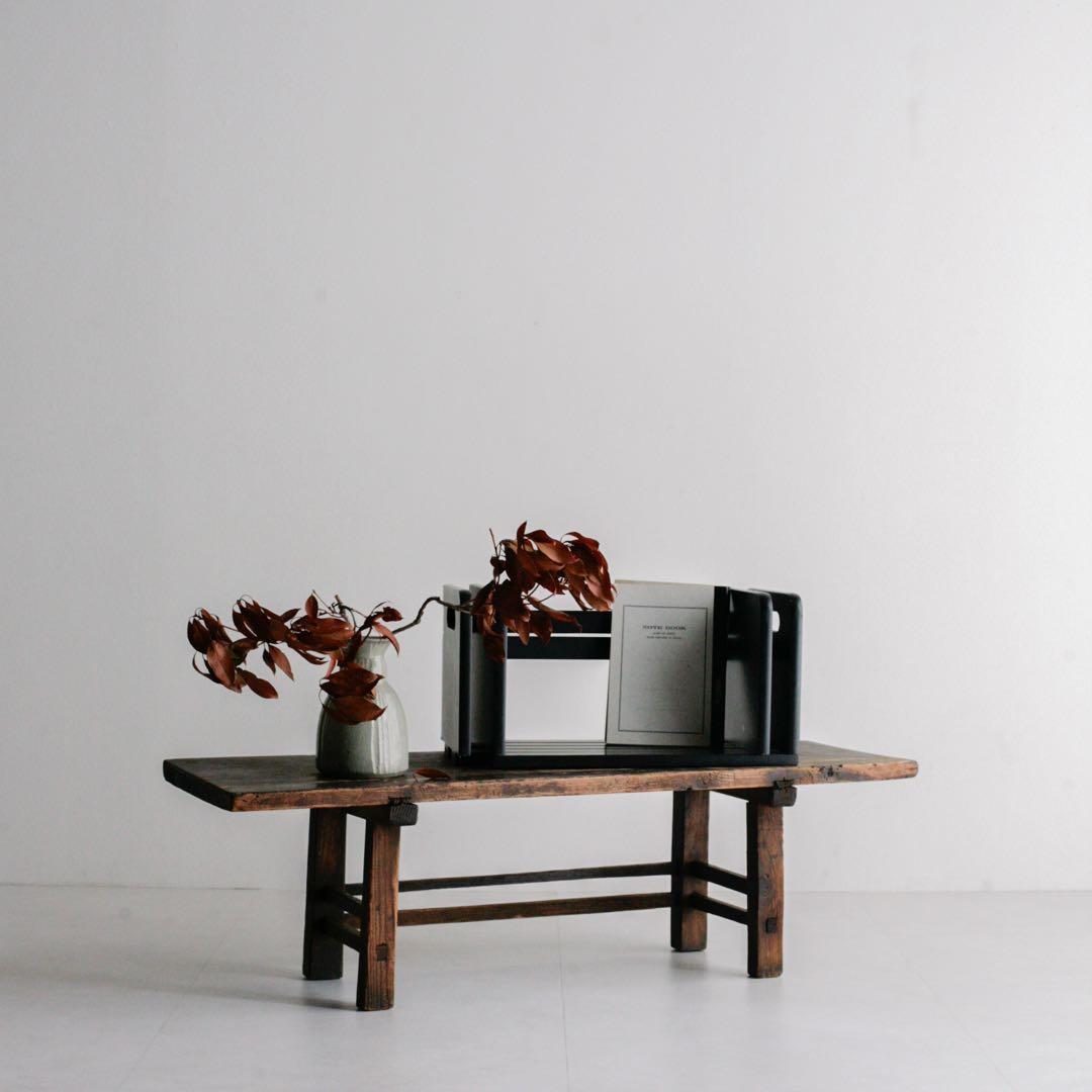 文机　杉材　古材　無垢材　古家具　古道具　飾り棚　机