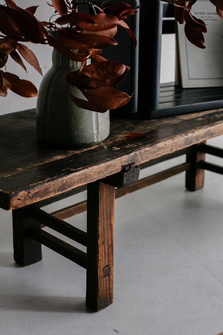 文机　杉材　古材　無垢材　古家具　古道具　飾り棚　机