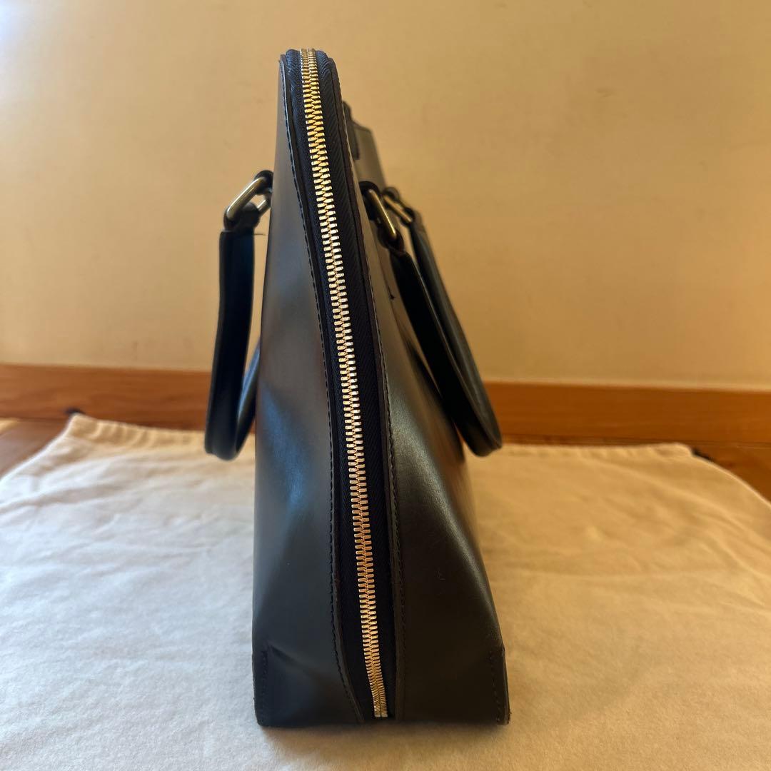 美品！GANZO レザー ビジネスバッグ/ブラック