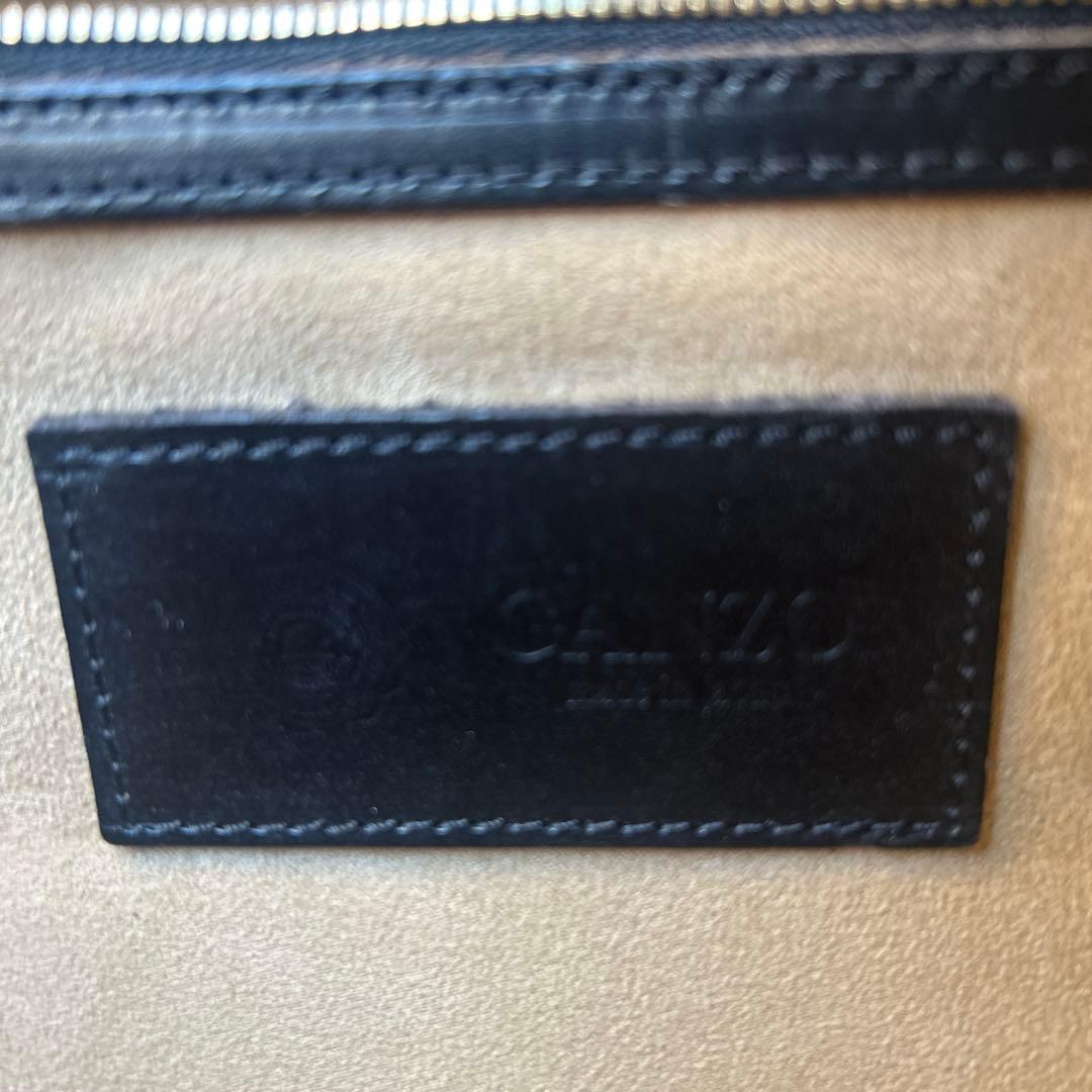 美品！GANZO レザー ビジネスバッグ/ブラック