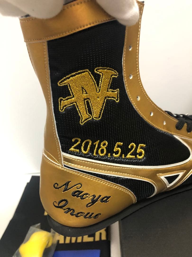 希少❗️10足限定‼️【井上尚弥選手レプリカシューズ】2018年3階級制覇記念❗️