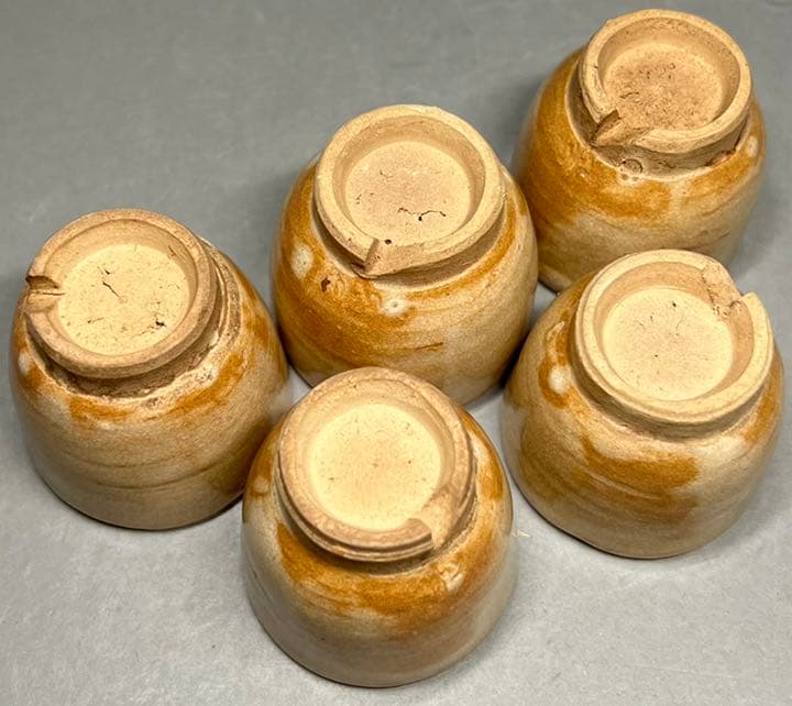 【永】急須  萩焼 唐瀧庵窯 十二代 土谷一水造 宝瓶 共箱 茶巾筒付