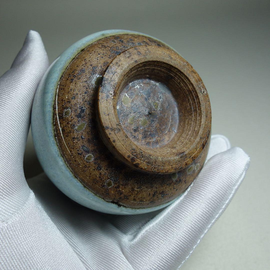 元時代 鈞窯 窯変釉 鶏心罐 中国古陶磁 中国美術　C1A022