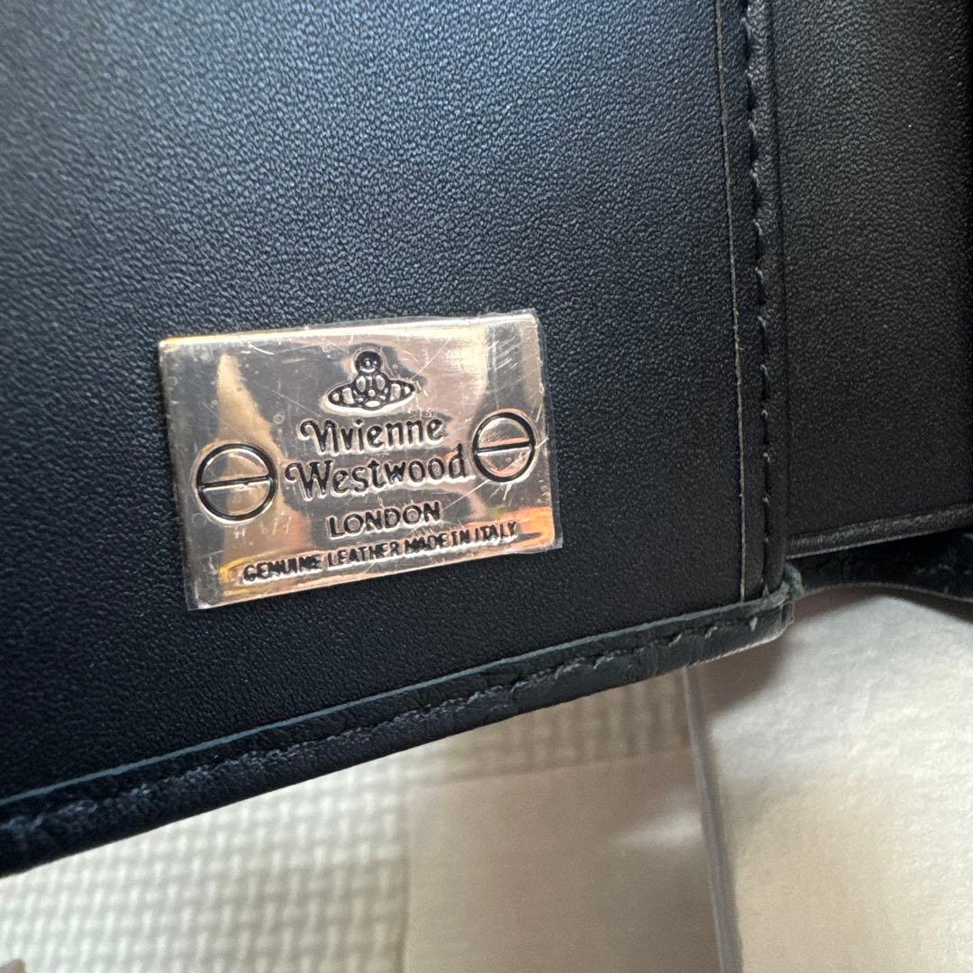 ヴィヴィアン・ウエストウッド　三つ折り財布 ブラック
