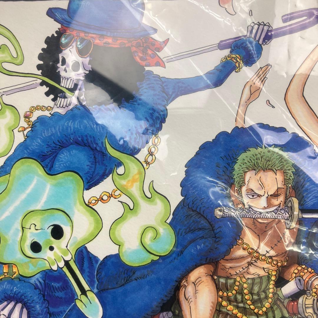 【包装袋未開封品・小キズあり】ワンピース 高級複製原画 20周年記念 迅速配送