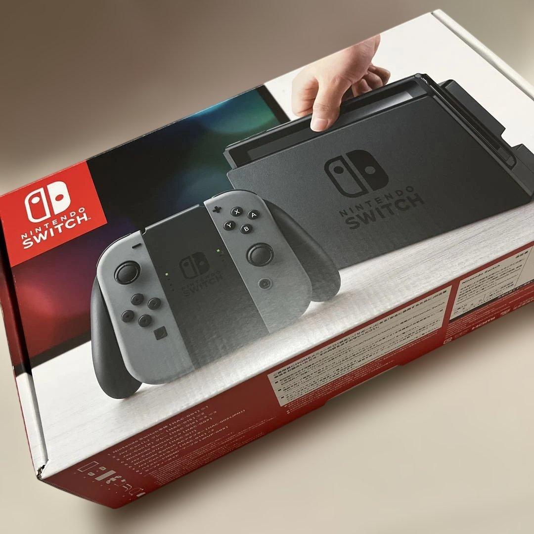 Nintendo Switch グレー ブラック 黒 ニンテンドースイッチ 初期