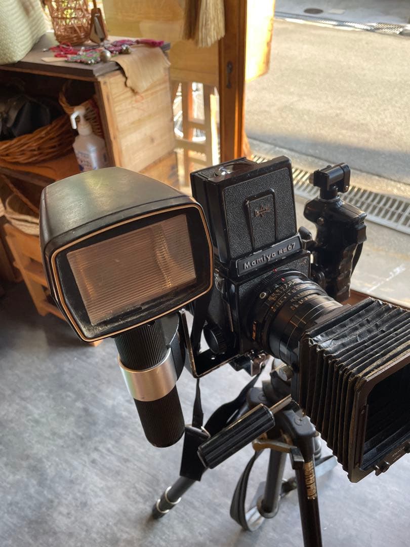 Mamiya RB67 広角、望遠、接写アタッチメント、ストロボ他セット