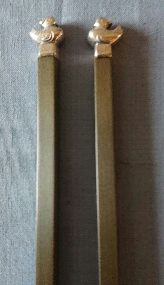 茶道具南鐐(純銀)火箸