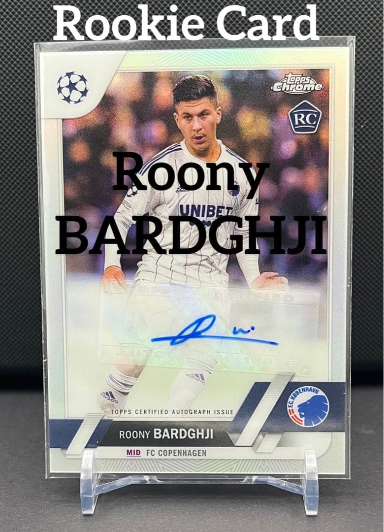 ぴ*ー様 Topps Roony Bardghji auto ルーニー　バルドグ