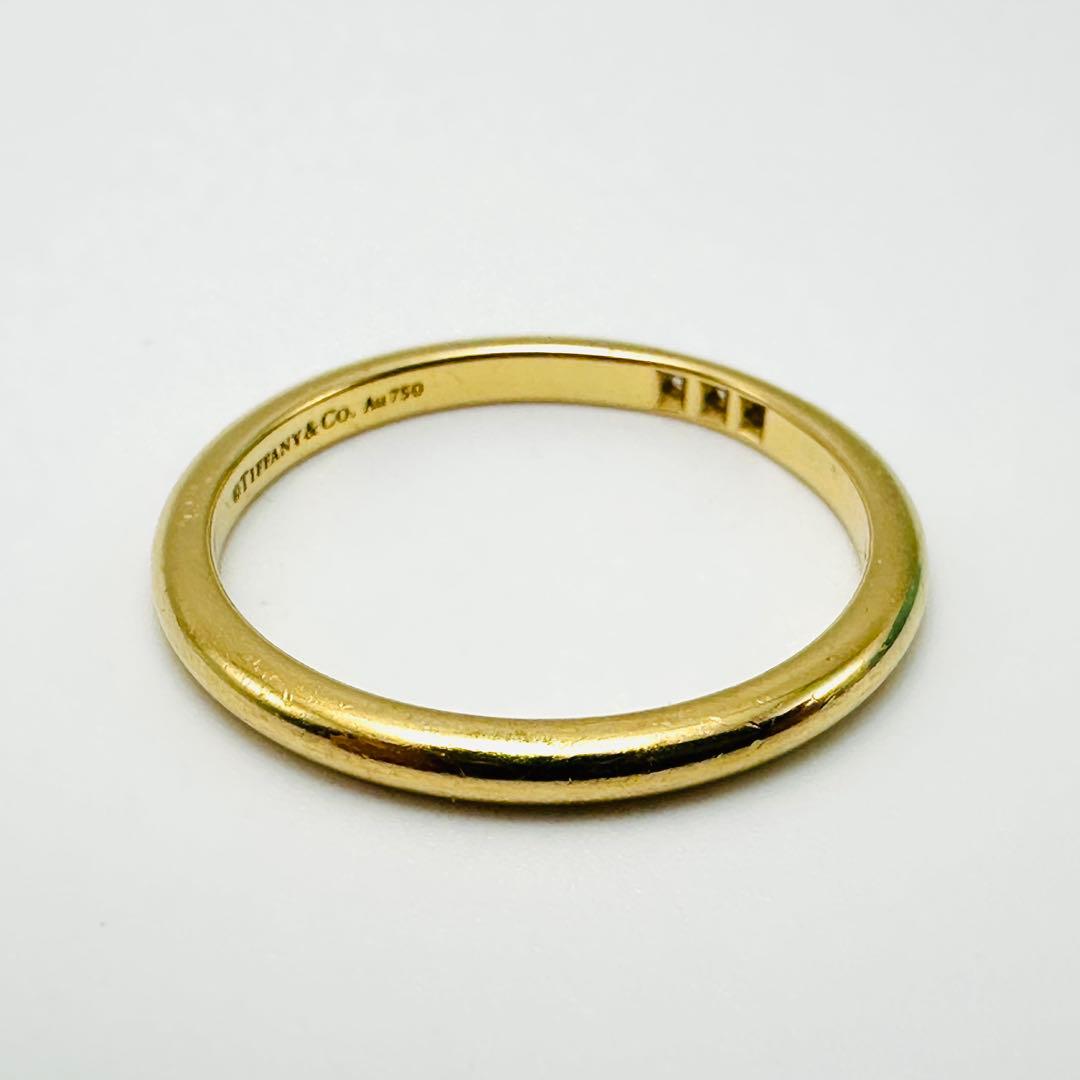 Tiffany フォーエバー　ウェディング　バンドリング　16号　Au750