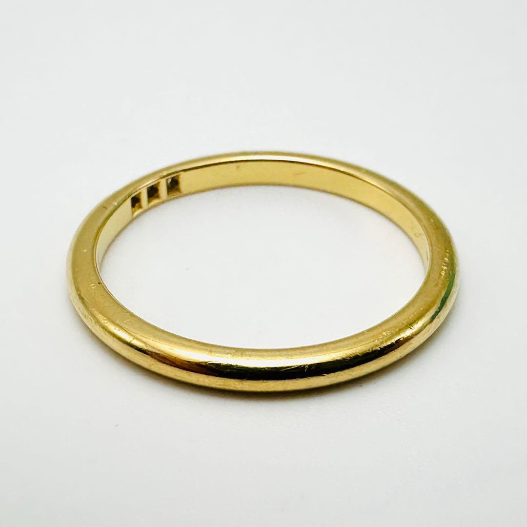 Tiffany フォーエバー　ウェディング　バンドリング　16号　Au750