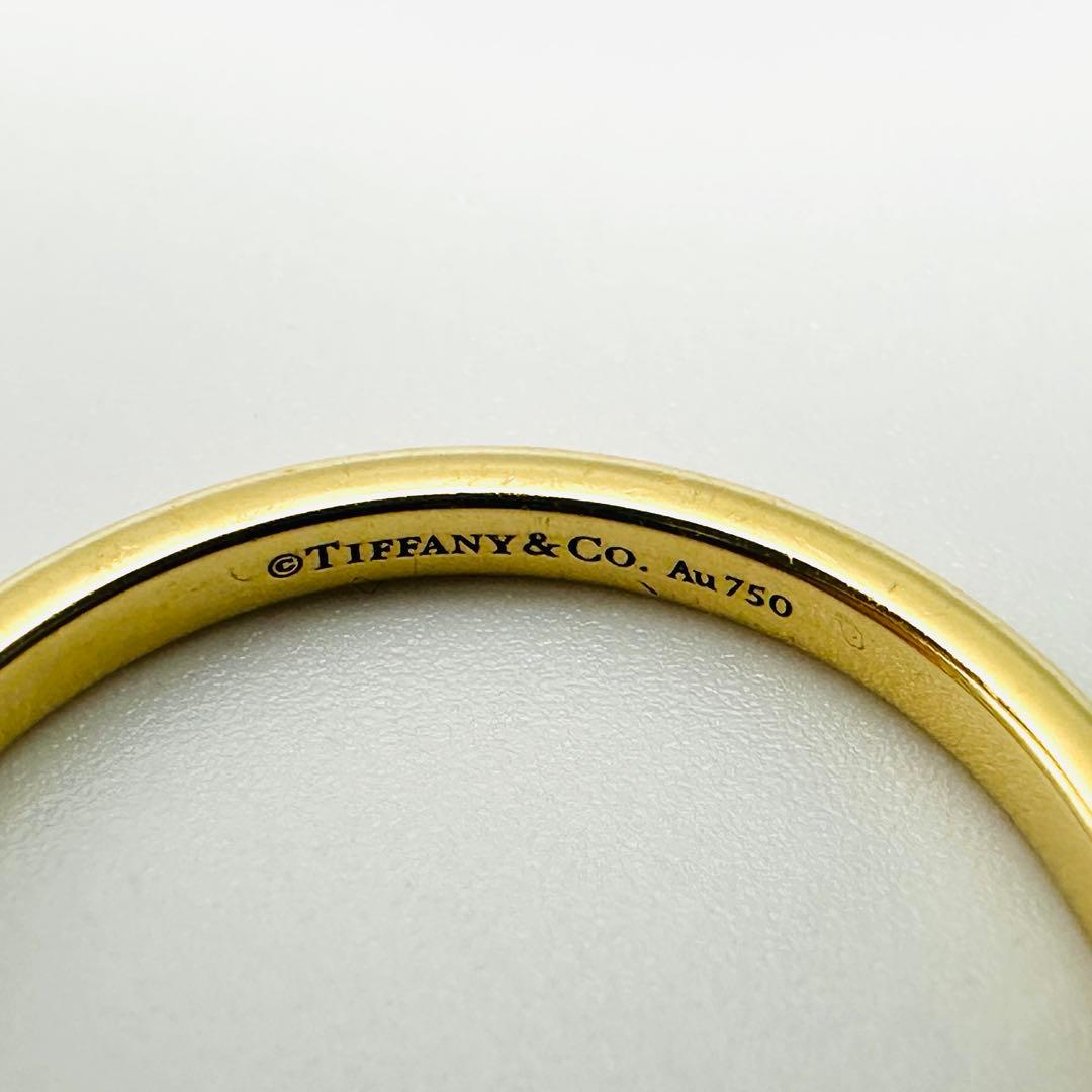 Tiffany フォーエバー　ウェディング　バンドリング　16号　Au750