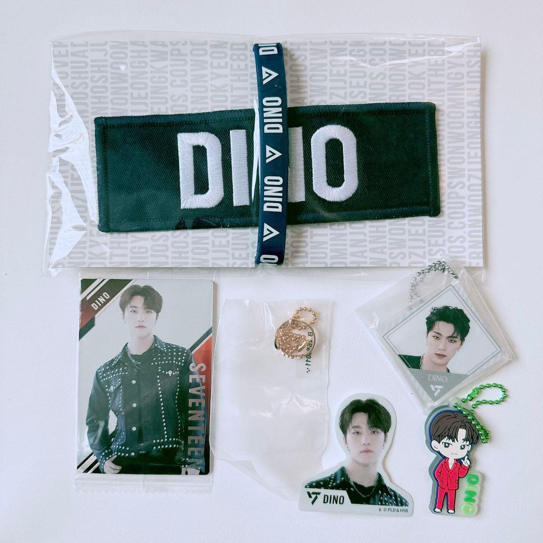 ディノ　SEVENTEEN ネームワッペン&ラバーバンド 2017