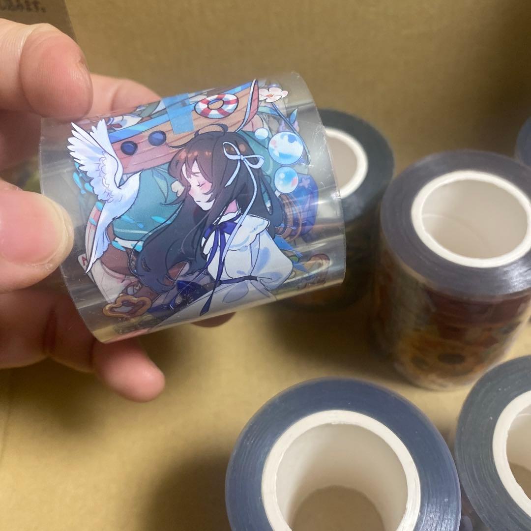 マスキングテープ 人物マステ 中古セット PET まと