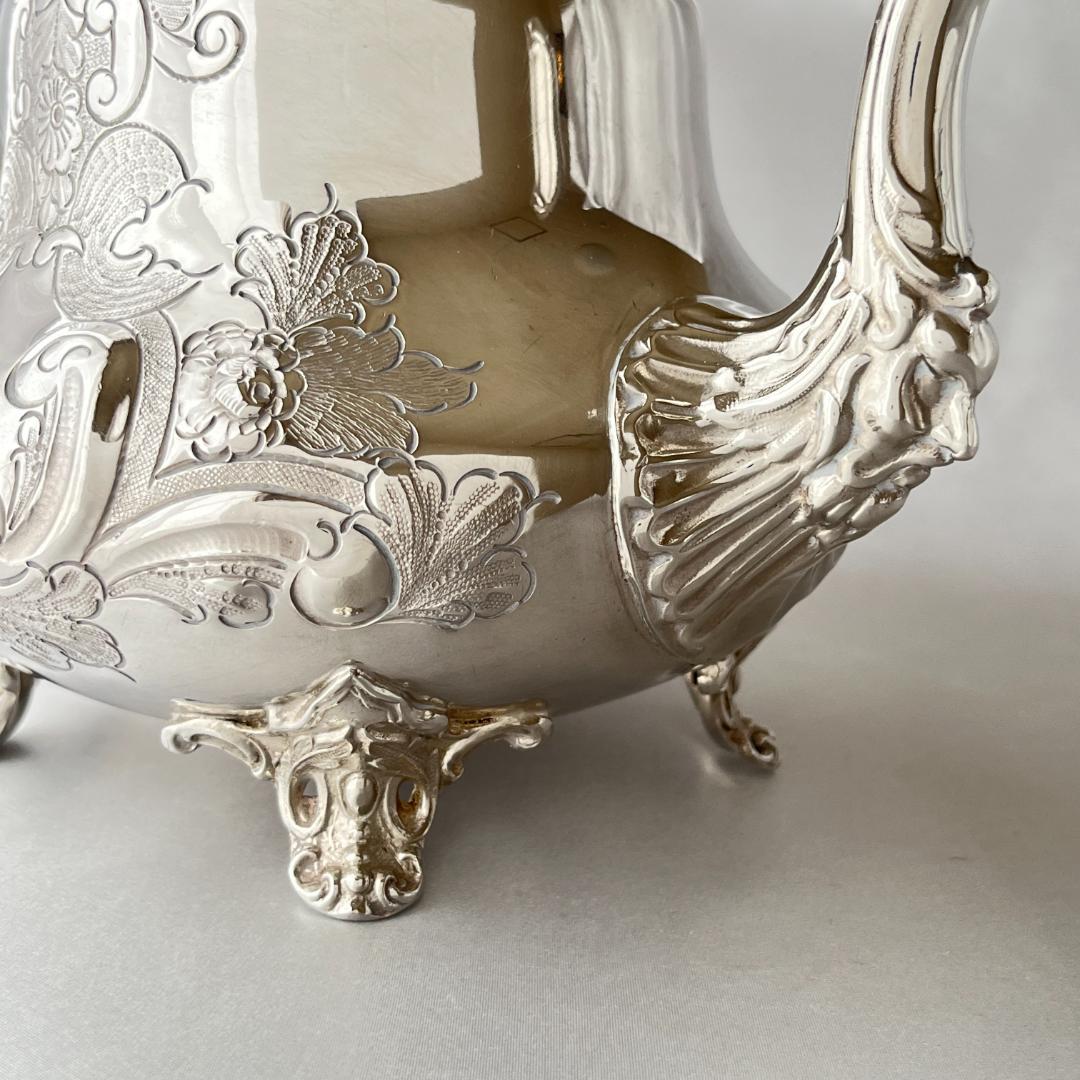 【Cooper Brothers】 ファルコンとマスカロン ティーセット 4点