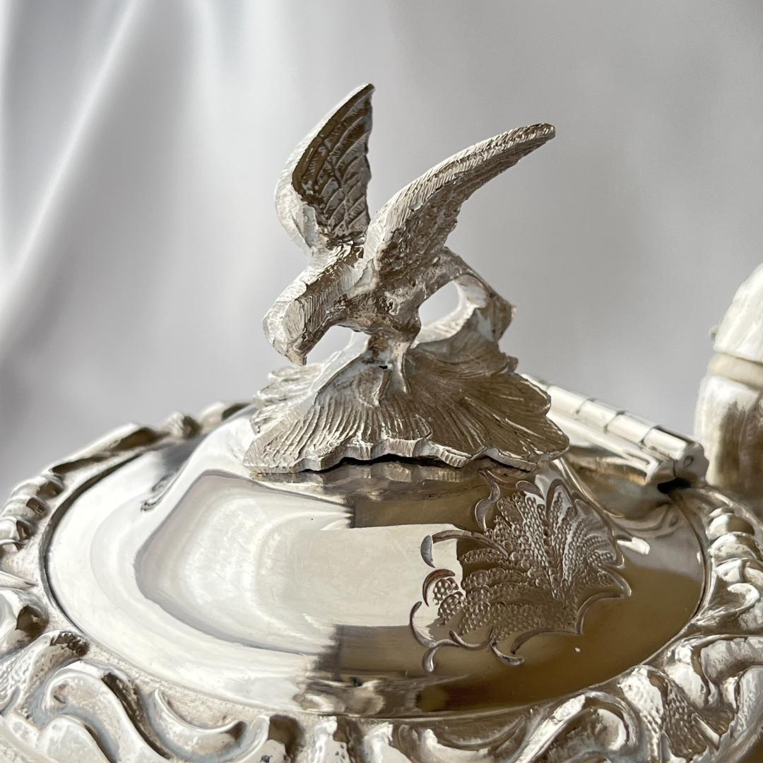 【Cooper Brothers】 ファルコンとマスカロン ティーセット 4点