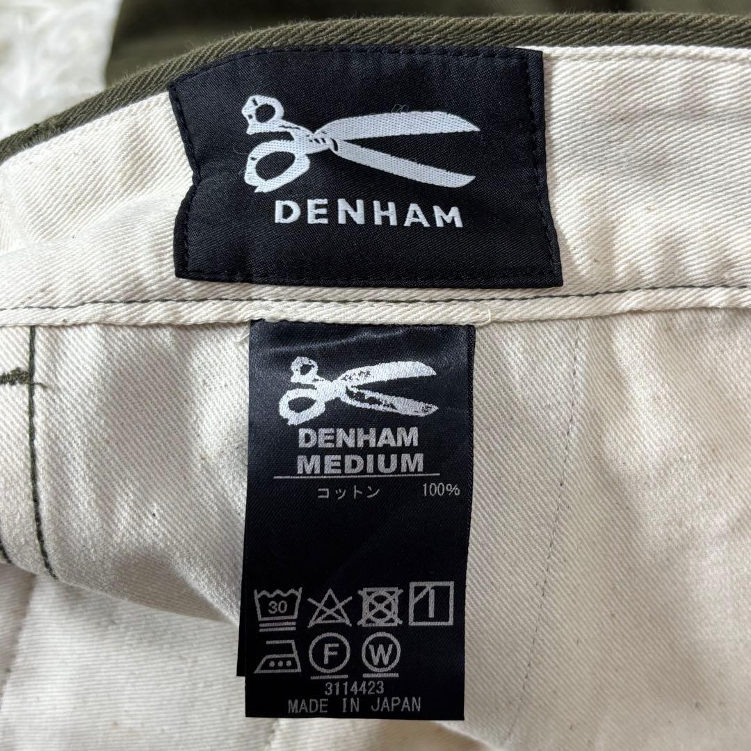 デンハム DENHAM チノパン MIJ CW カーキ 日本製 Mサイズ