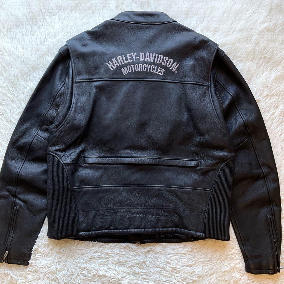 大きいサイズ✨ハーレーダビッドソン　レザージャケット　シングルライダース　XL